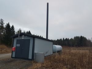 Siirrettävä lämpökeskus 1MW ja säiliö 25m3