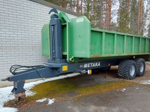 METAKA 165C, 2018 vaihtolavaperävaunu + lava